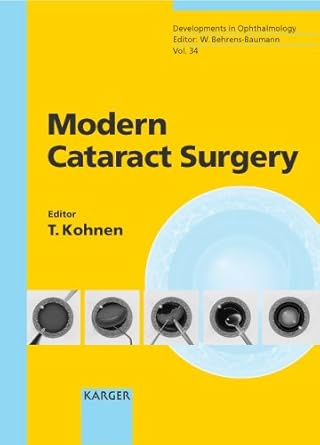 Modern Cataract Surgery (Developments in Ophthalmology)